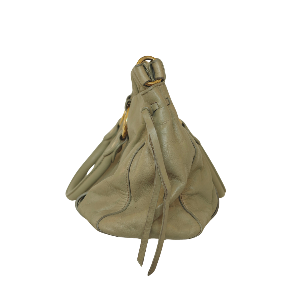 MIU MIU Vitello Lux Bow Bag
