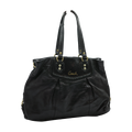 COACH NWT F19243 Ashley Leather Carryall Black