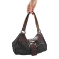 PRADA Denim Moon Bag