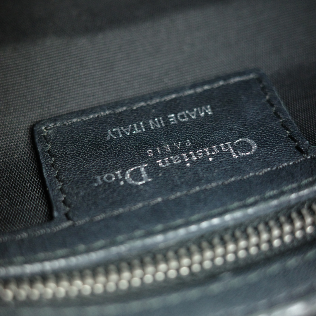 Dior Black Cannage Granville Polochon