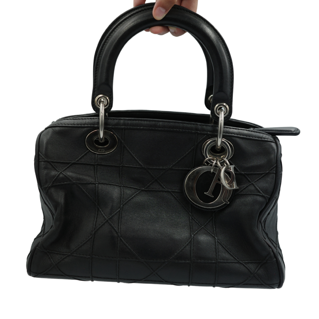 Dior Black Cannage Granville Polochon