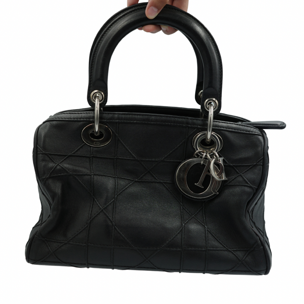 Dior Black Cannage Granville Polochon