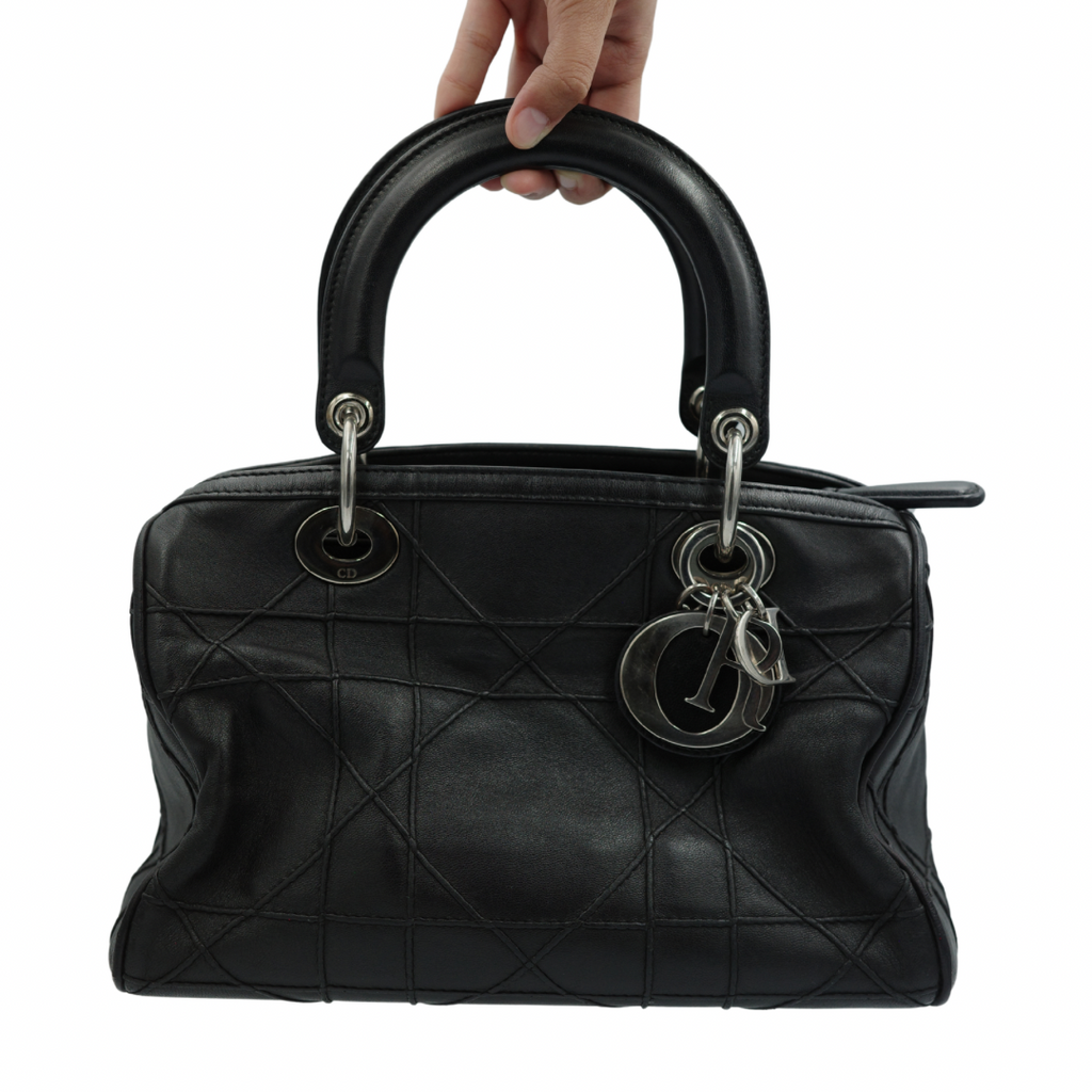 Dior Black Cannage Granville Polochon