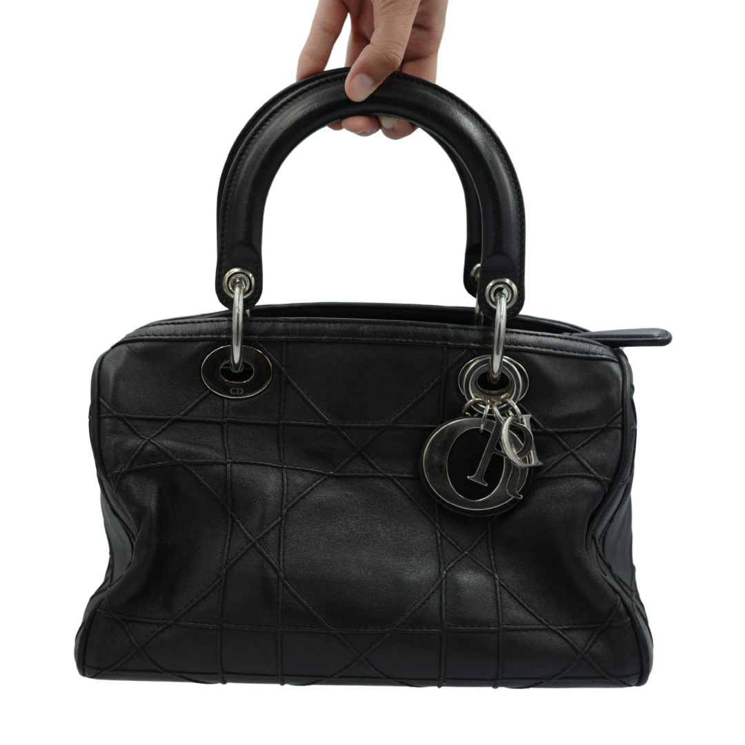 Dior Black Cannage Granville Polochon