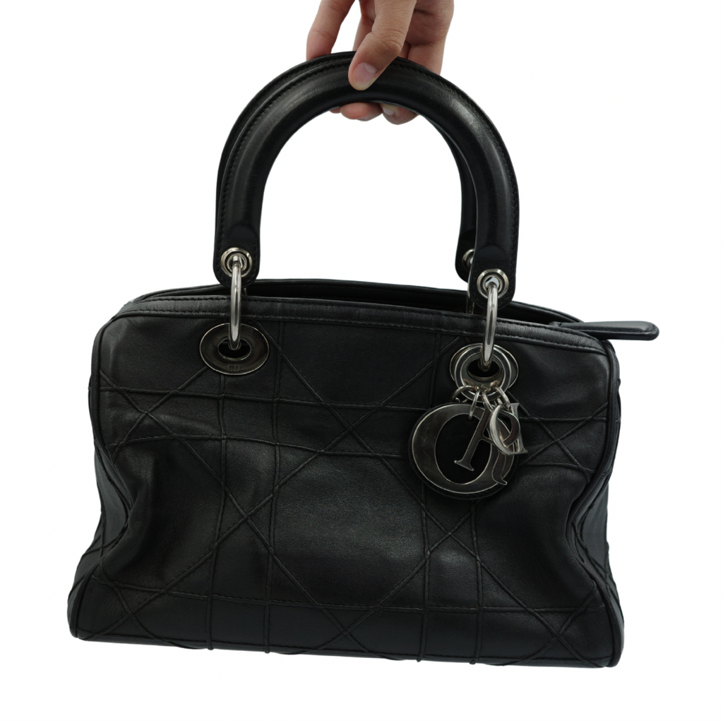 Dior Black Cannage Granville Polochon