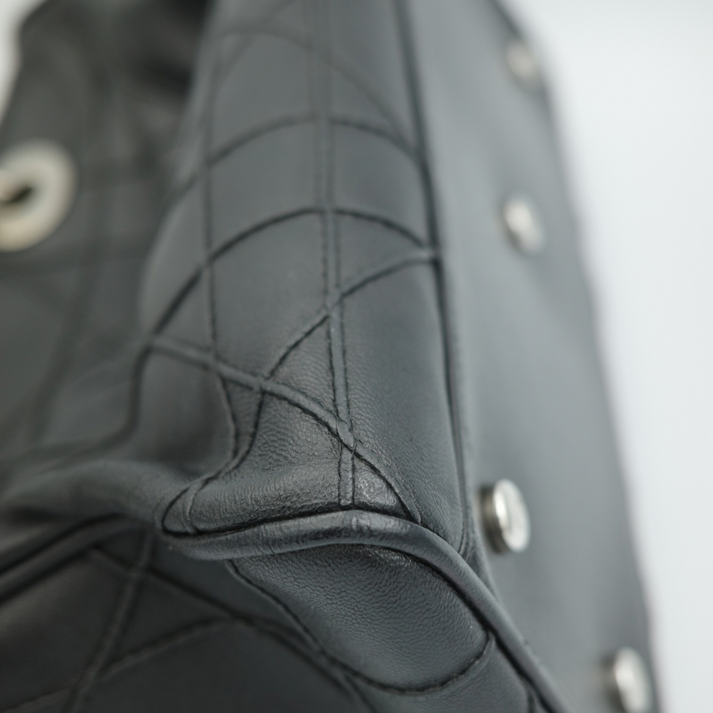 Dior Black Cannage Granville Polochon