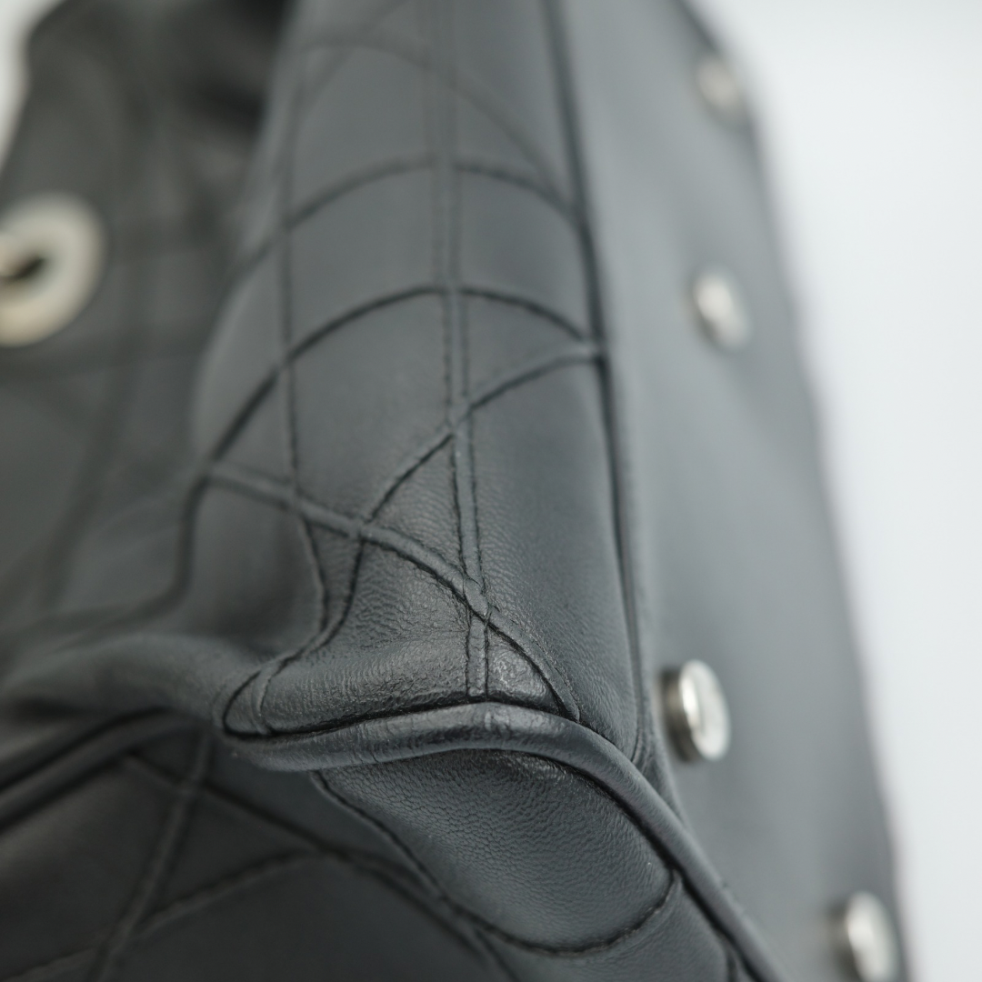 Dior Black Cannage Granville Polochon
