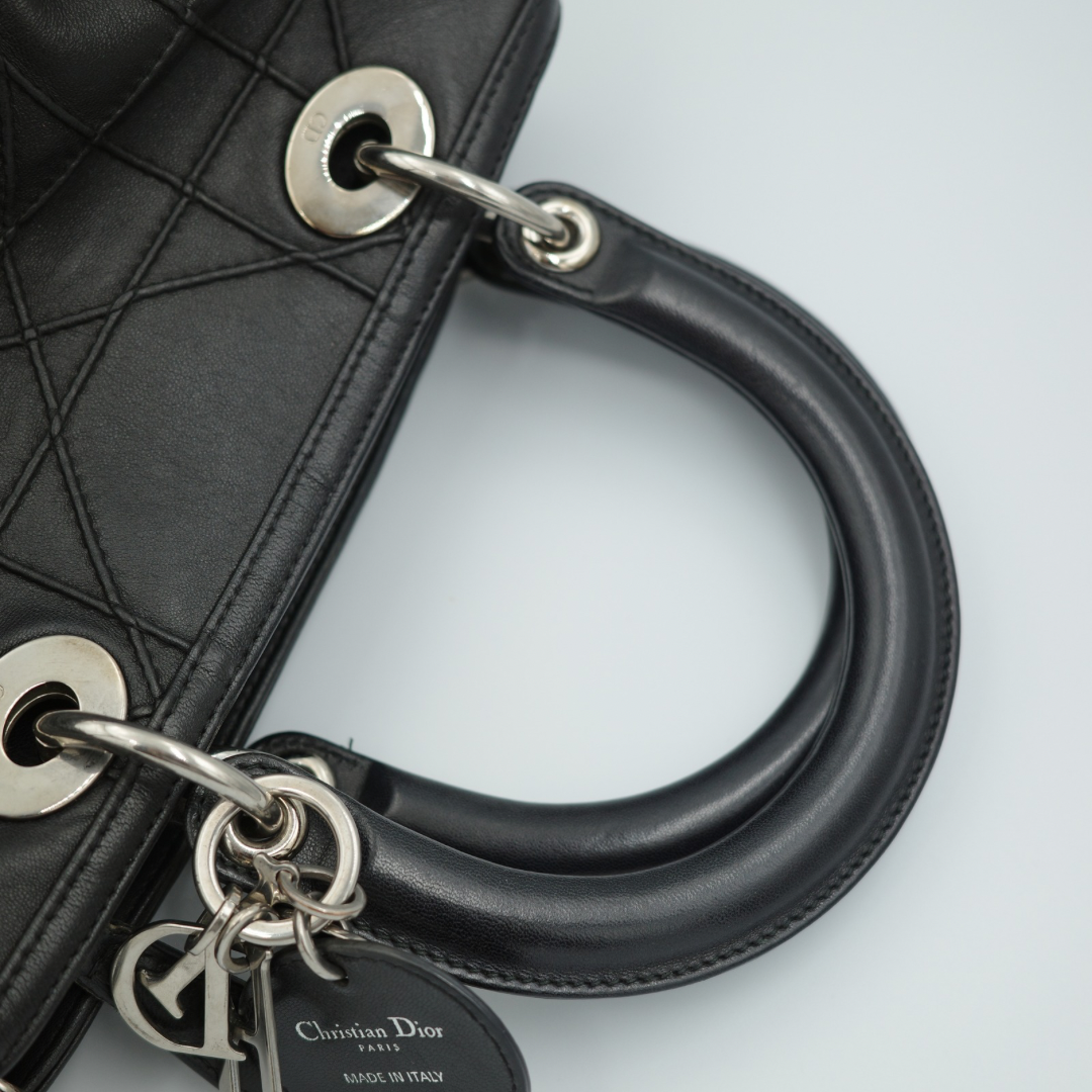Dior Black Cannage Granville Polochon