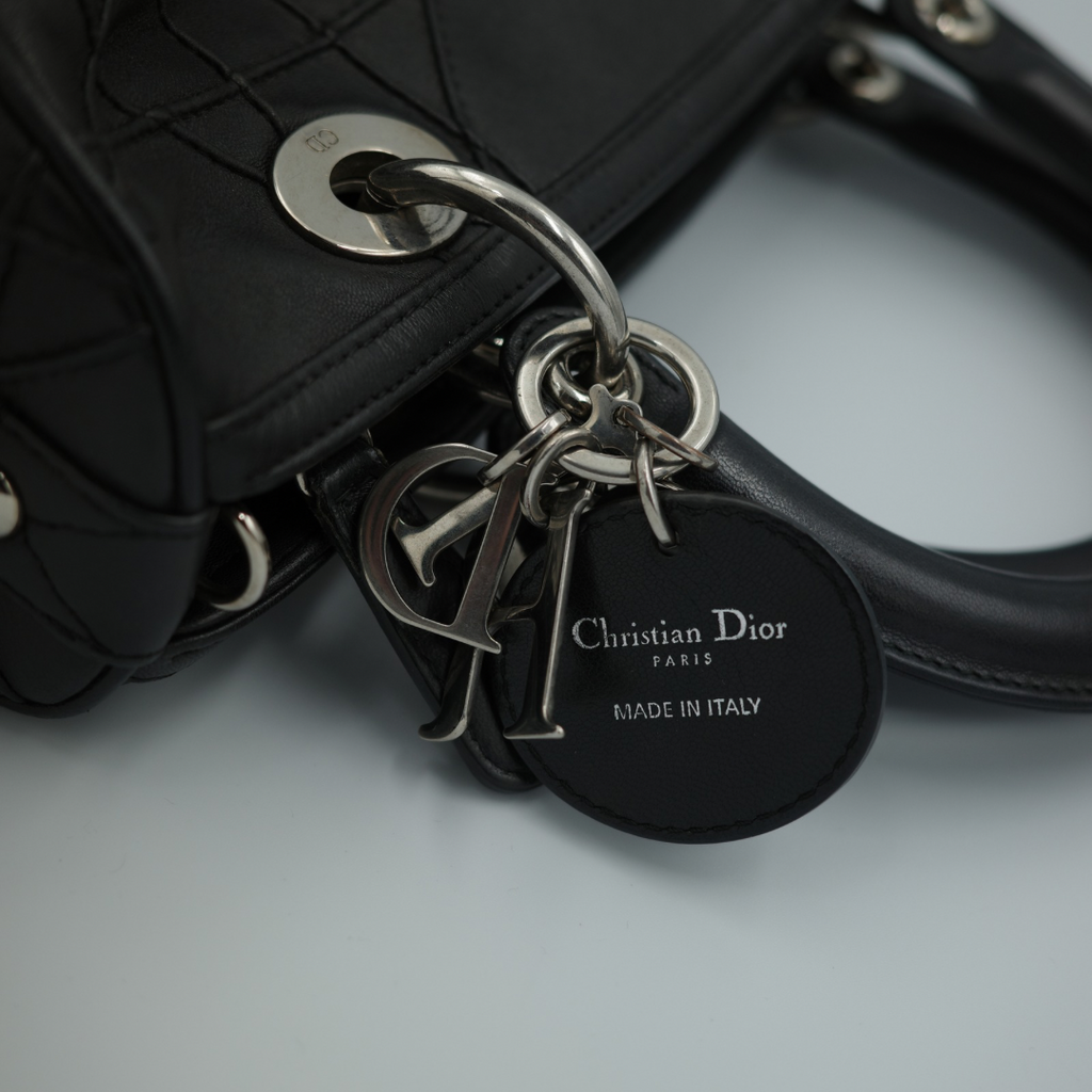 Dior Black Cannage Granville Polochon