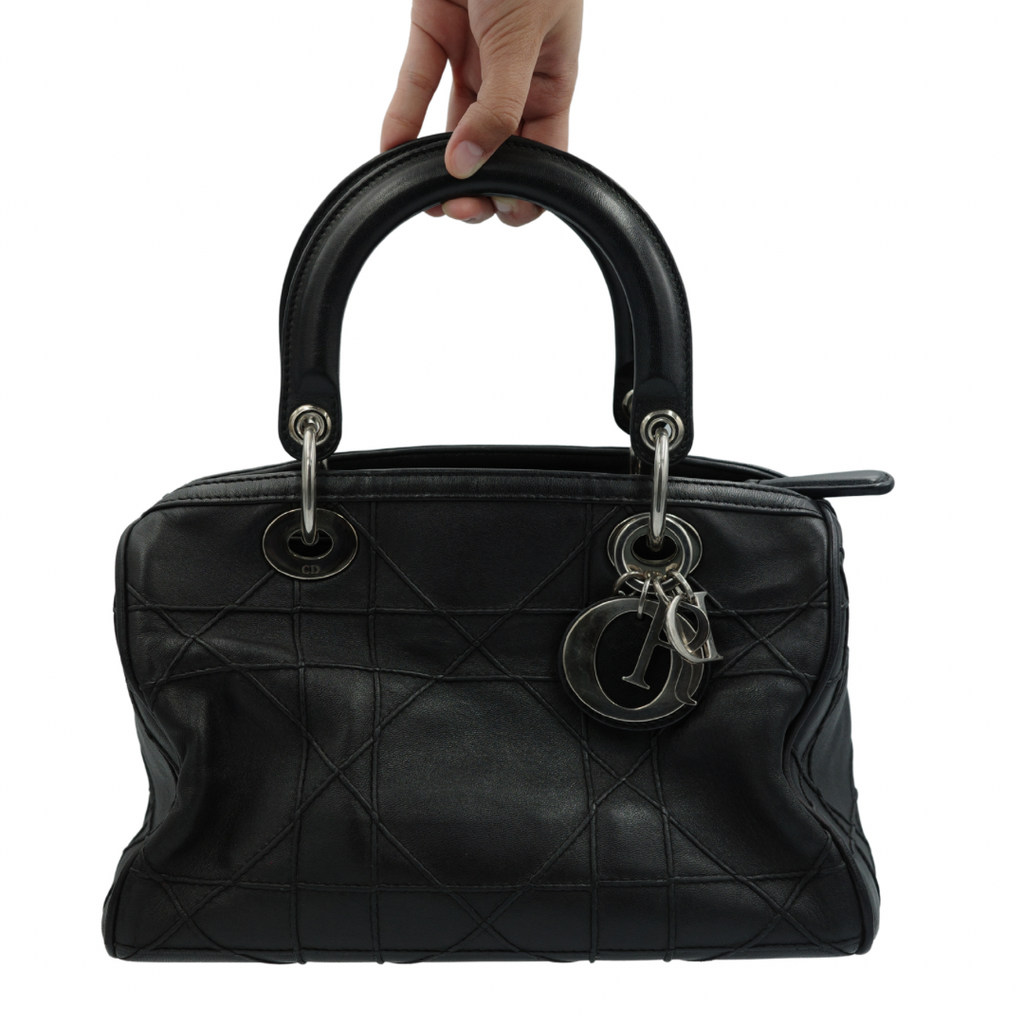 Dior Black Cannage Granville Polochon