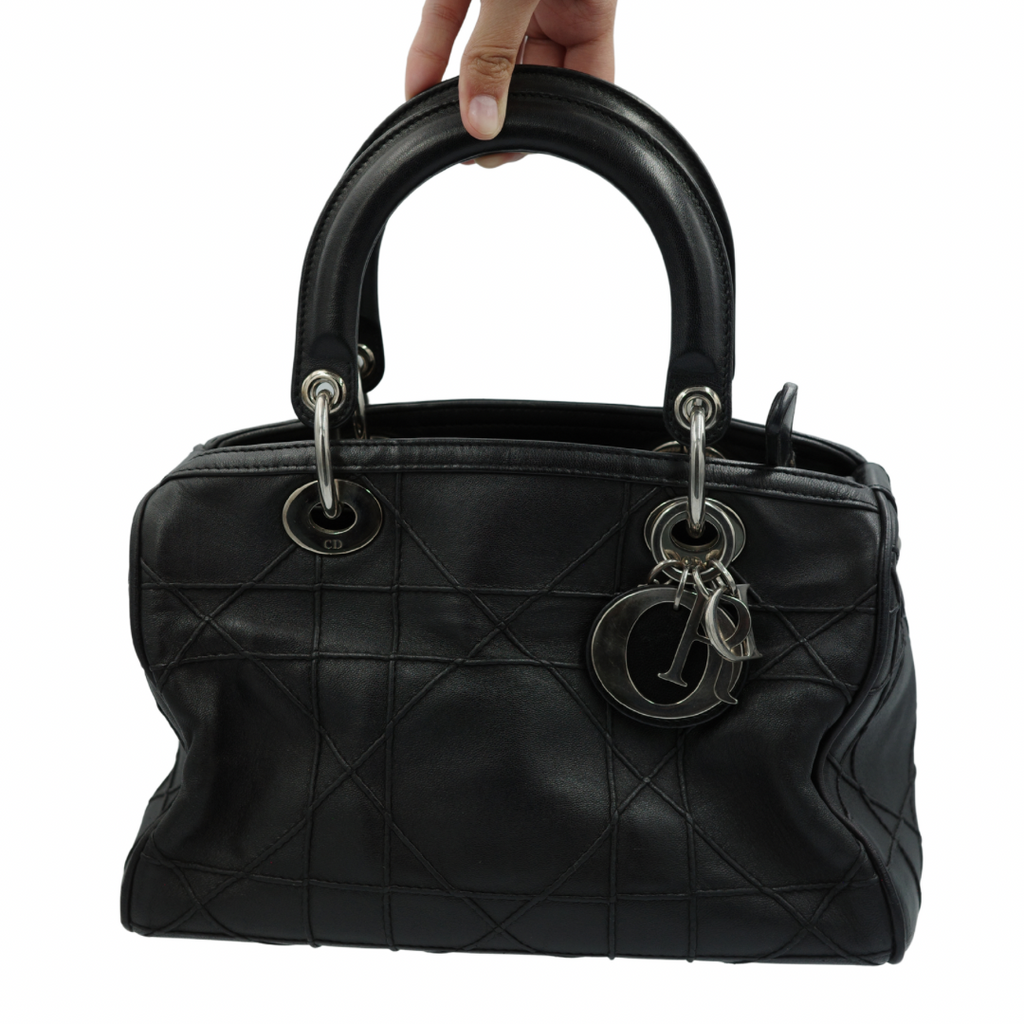 Dior Black Cannage Granville Polochon