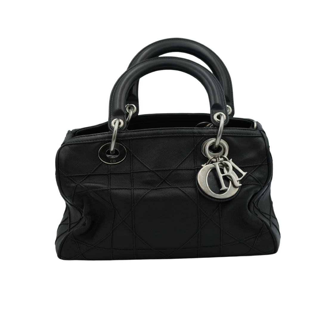 Dior Black Cannage Granville Polochon