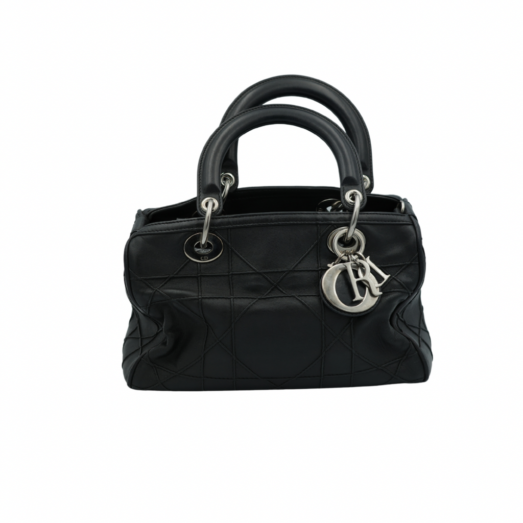 Dior Black Cannage Granville Polochon