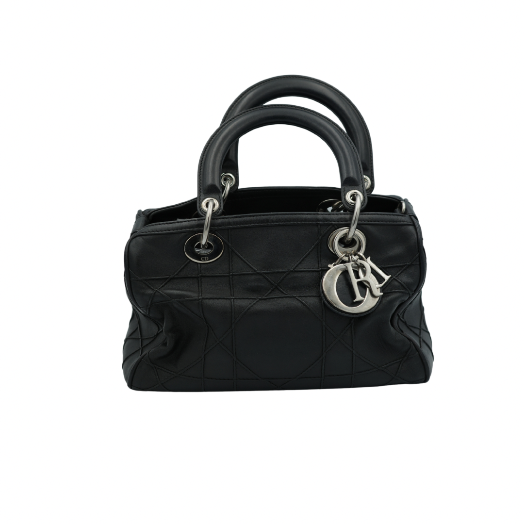 Dior Black Cannage Granville Polochon